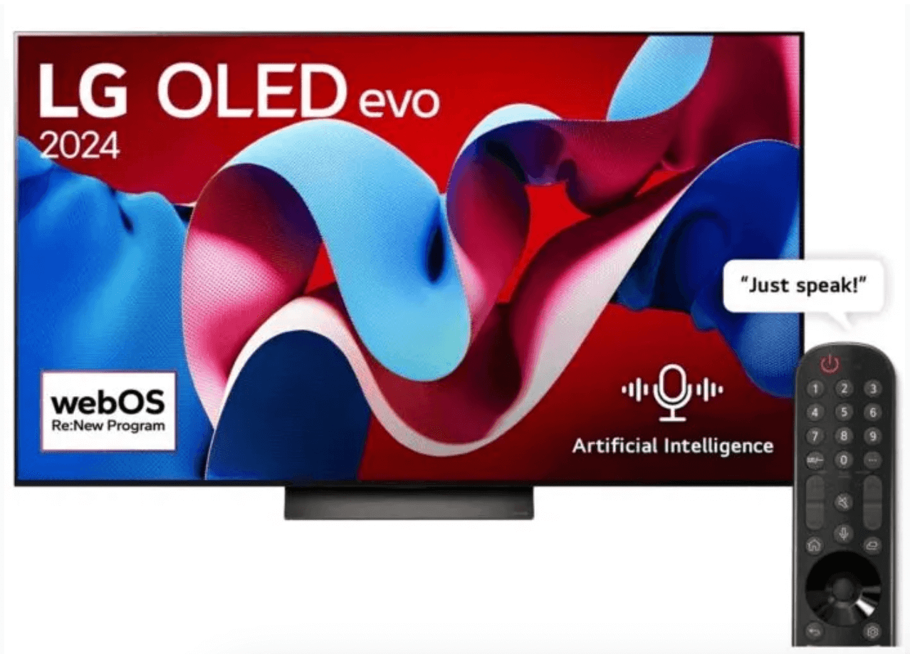 LG OLED evo C4 4K Smart TV AI Magic remote Dolby Vision webOS24 2024