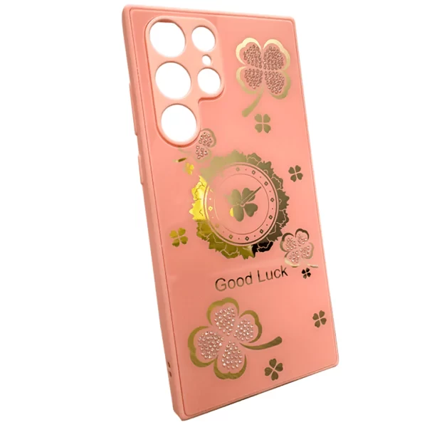 Samsung S22 Ultra Pink Good Luck Case – Ultra-Thin & Protective