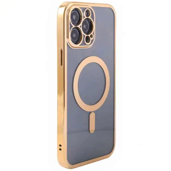 iPhone 15 Pro Gold MagSafe Cover – Sleek, Magnetic & Protective